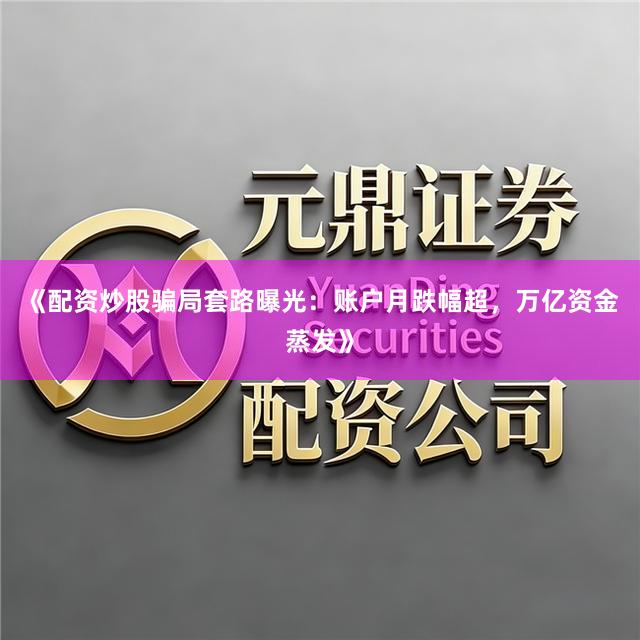 《配资炒股骗局套路曝光:账户月跌幅超,万亿资金蒸发》